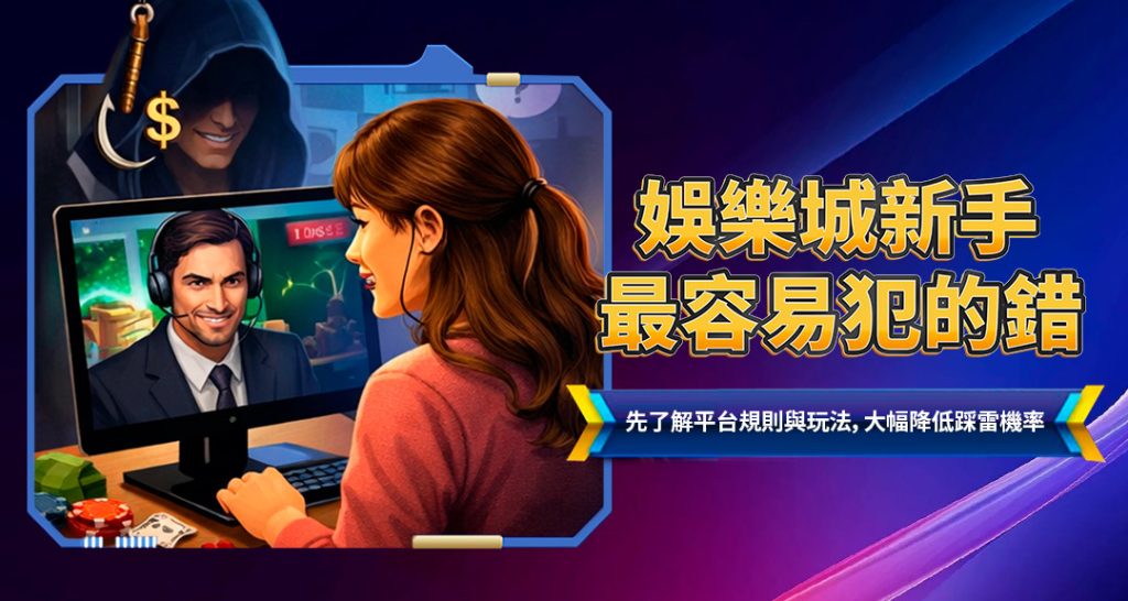 娛樂城新手最容易犯的錯